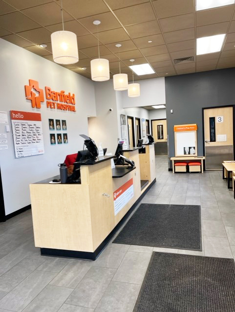Banfield Pet Hospital: Coon Rapids reception 
