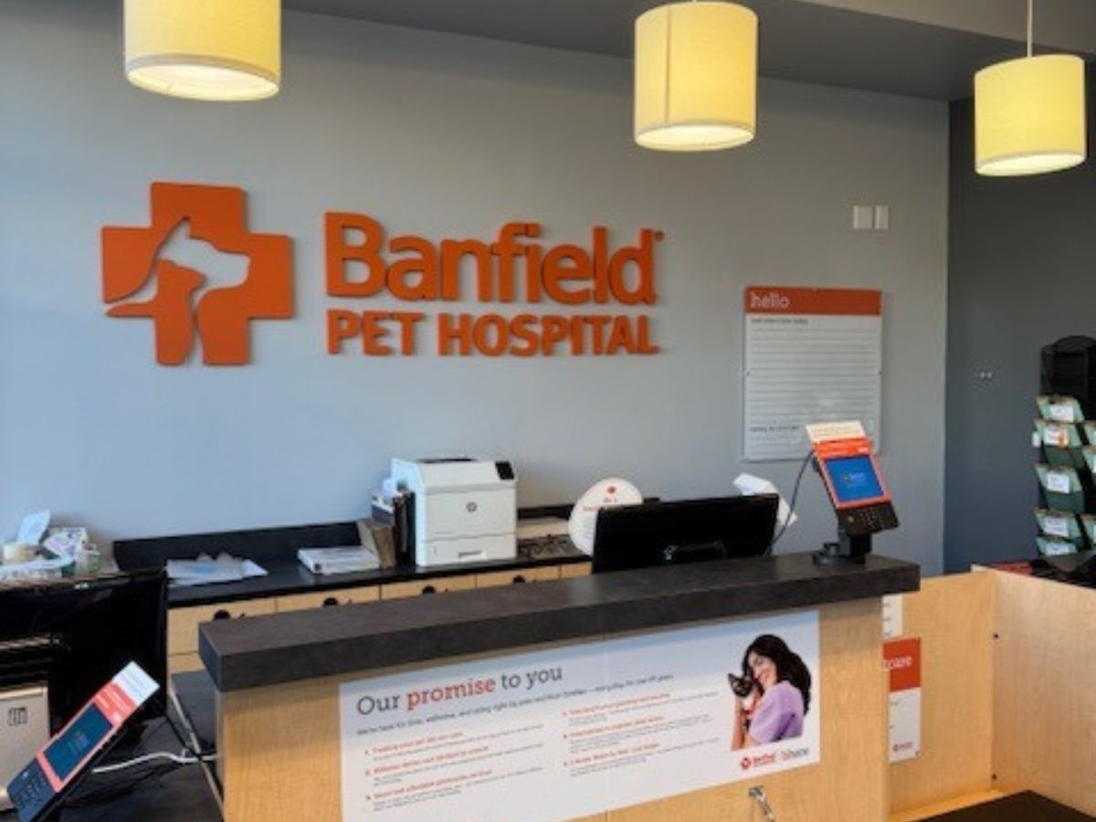 The Greensboro N Banfield front desk