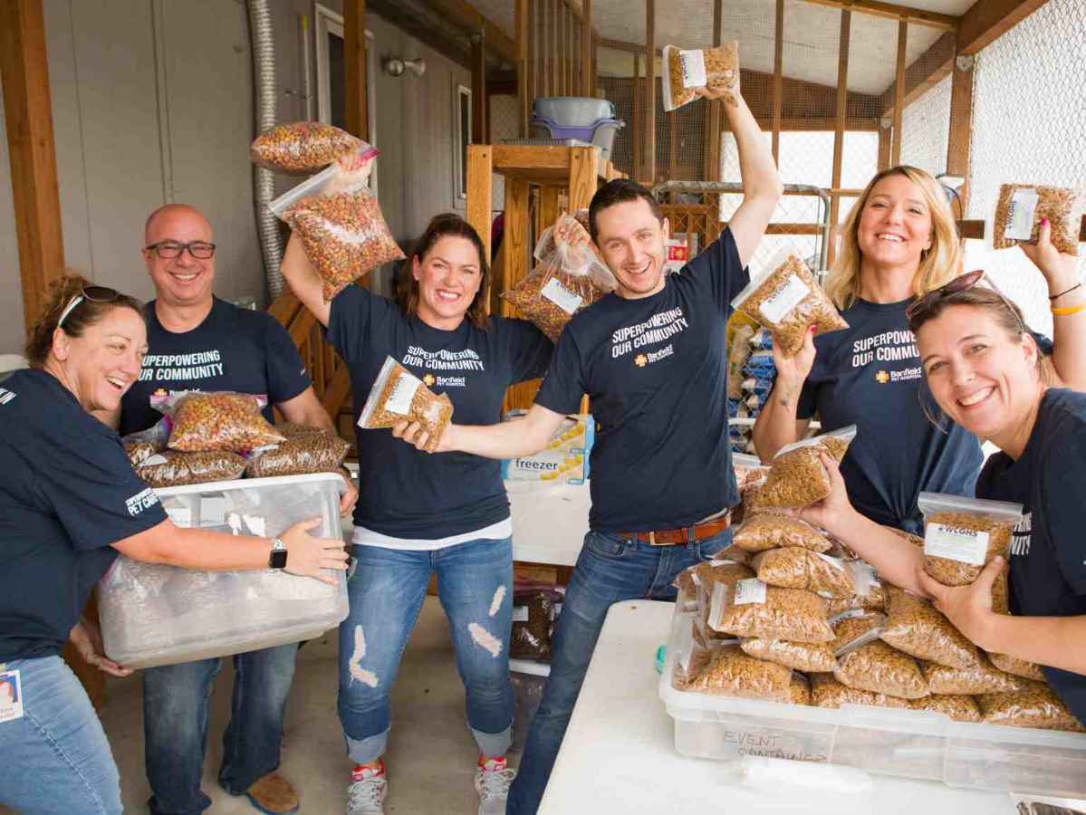Banfield associates doing community work for the Better Together Fund program