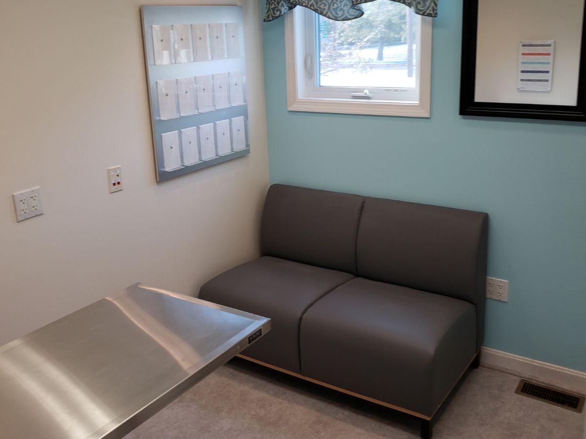 An alternate view of the Banfield - Medfield hospital exam room