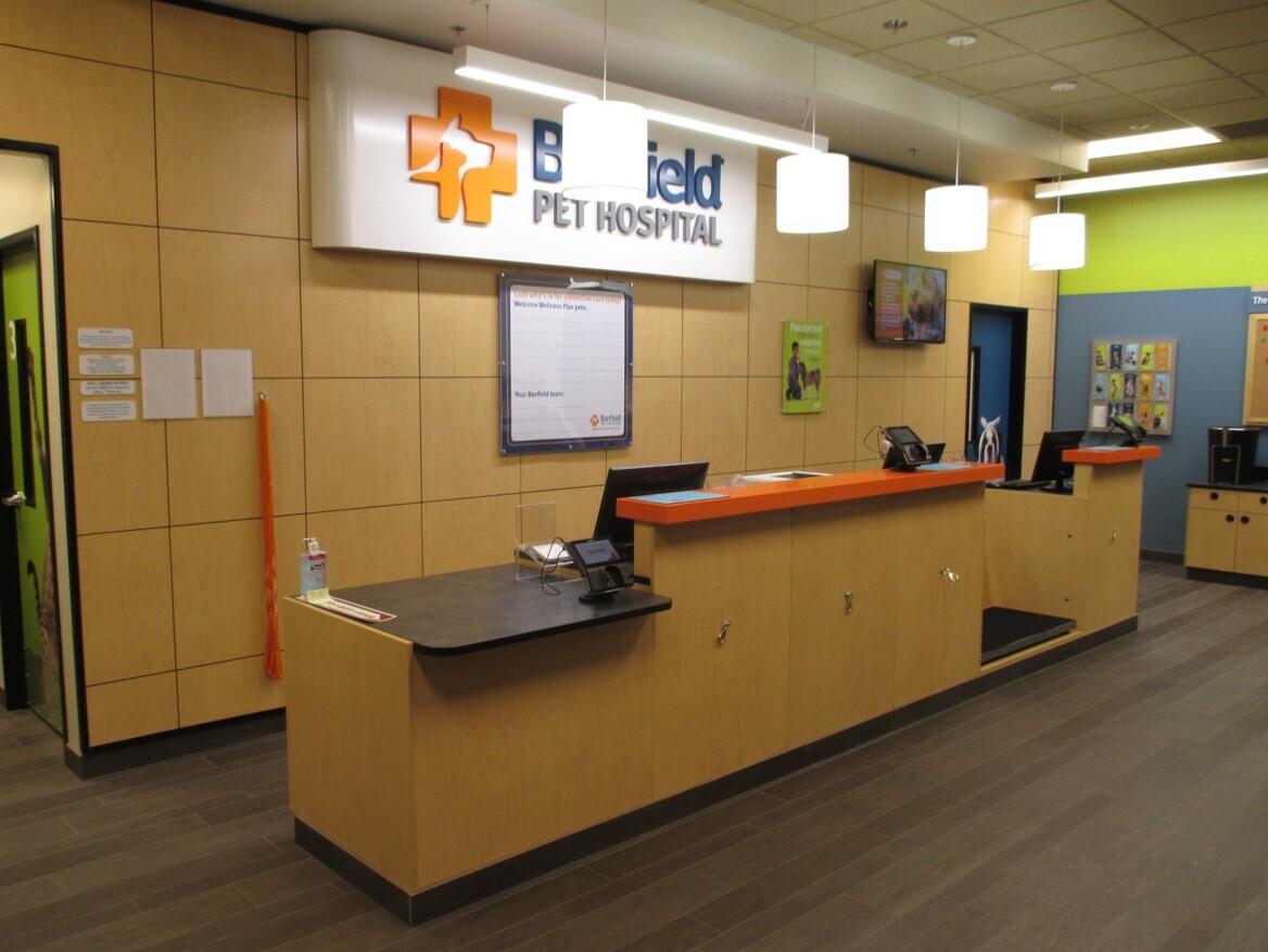 Banfield Pet Hospital: Carlsbad front desk