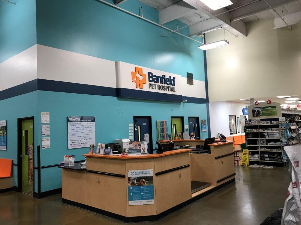 Front desk of Banfield Pet Hospital: Murrieta